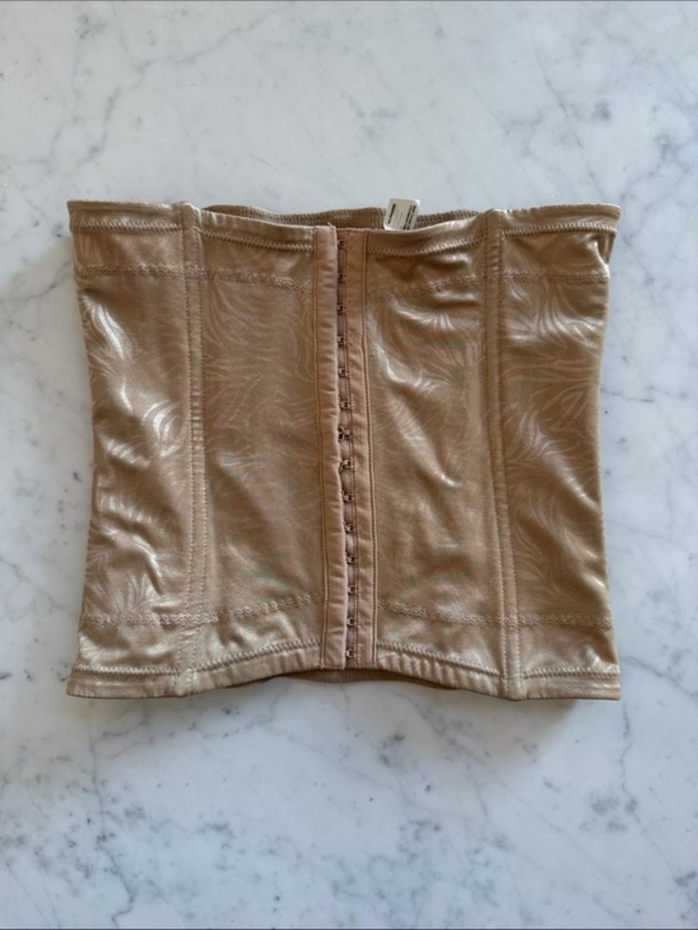 Maidenform Beige Waist Cincher Shapewear Small Tummy Control Corset